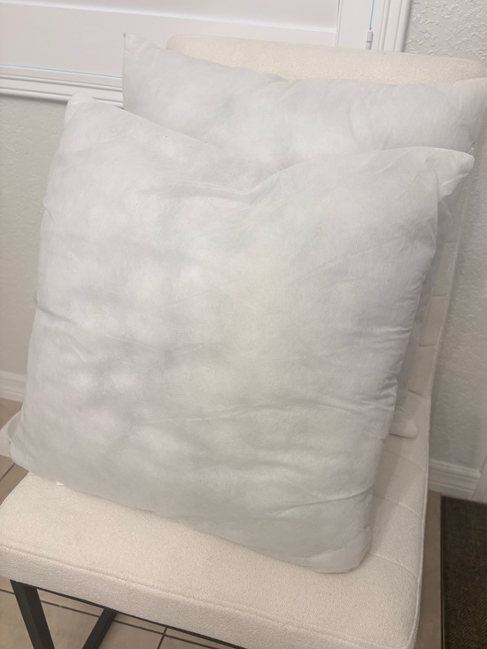 Creative Co-Op Other - NEW Creative Co-Op White Plush Square Throw Pillow Inserts